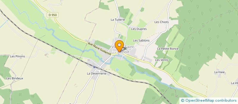 localisation de l'entreprise EAUX SOMBRES  VILLIERS-SAINT-BENOIT