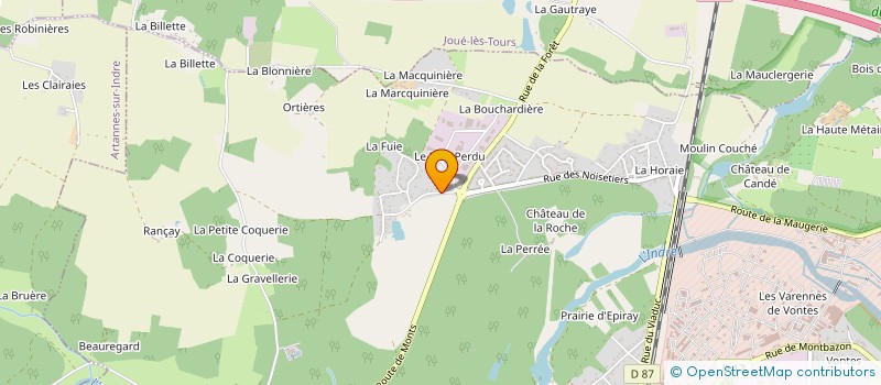 localisation de l'entreprise EAUXILIUM à MONTS