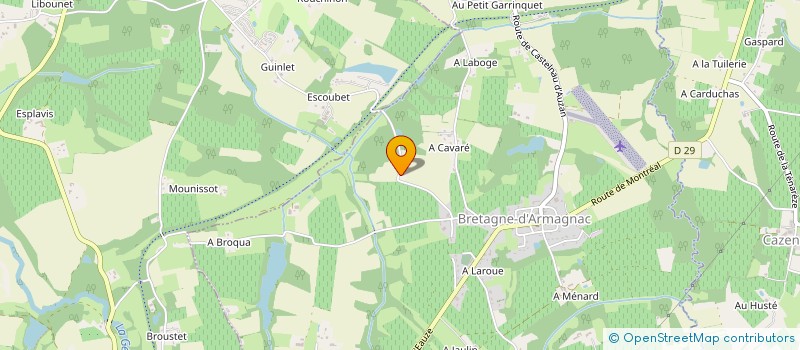 localisation de l'entreprise EAUZE INVEST  EAUZE