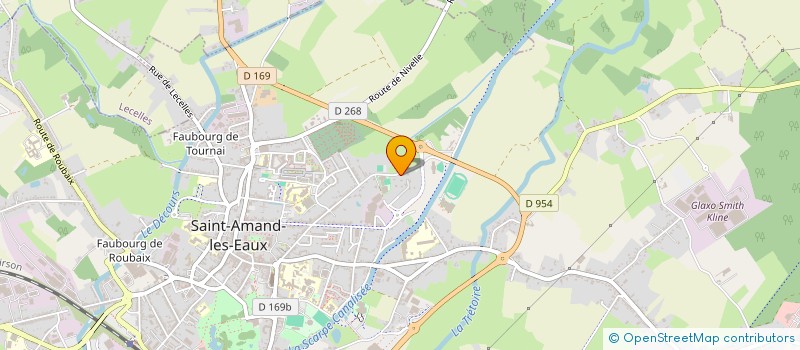 localisation de l'entreprise EAV  SAINT-AMAND-LES-EAUX