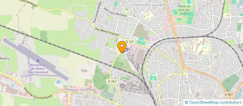 localisation de l'entreprise EAVM  VARENNES-VAUZELLES