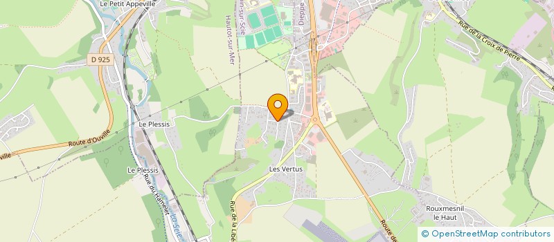 localisation de l'entreprise EAVM FINANCES à SAINT-AUBIN-SUR-SCIE