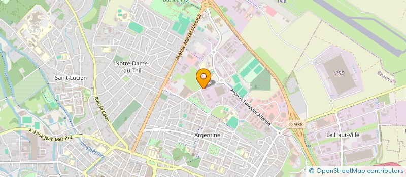 localisation de l'entreprise EAVP SYSTEME à BEAUVAIS