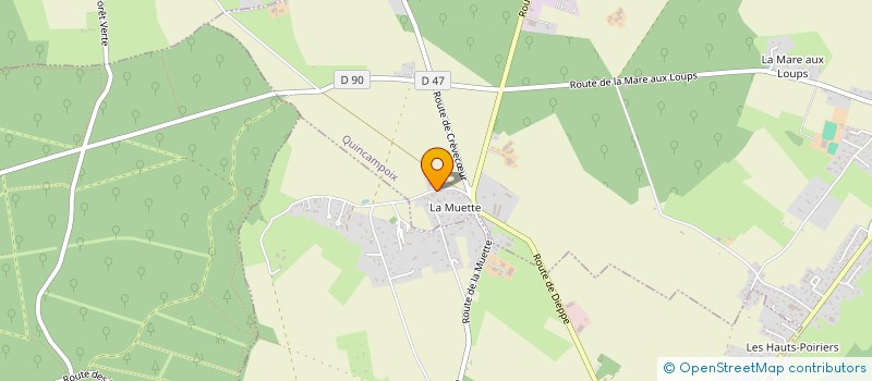 localisation de l'entreprise EAWY PARCS ET JARDINS à QUINCAMPOIX