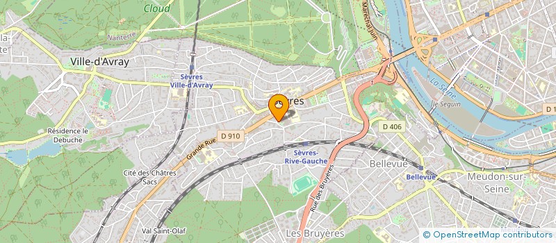 localisation de l'entreprise EAX SECURITY à SEVRES