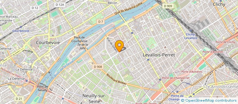 localisation de l'entreprise EAZ à LEVALLOIS-PERRET