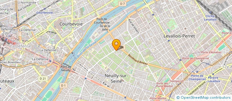 localisation de l'entreprise EAZ STRATEGIES à NEUILLY-SUR-SEINE