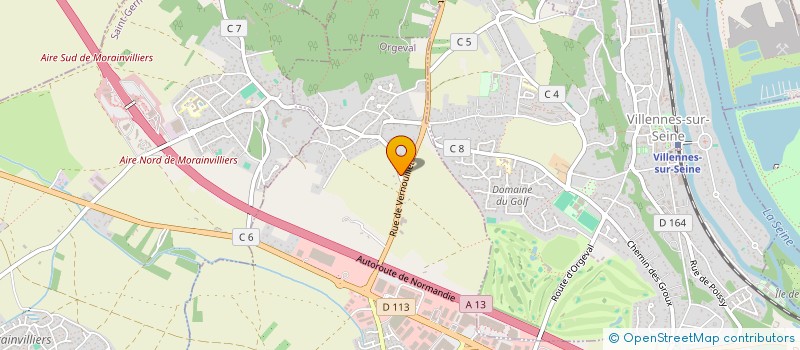 localisation de l'entreprise EAZEN CONSULTING  ORGEVAL