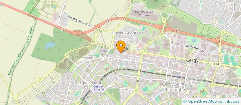 localisation de l'entreprise EAZHISAI  CERGY