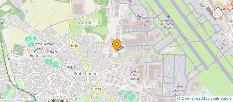 localisation de l'entreprise EAZY AERO SAS à COLOMIERS
