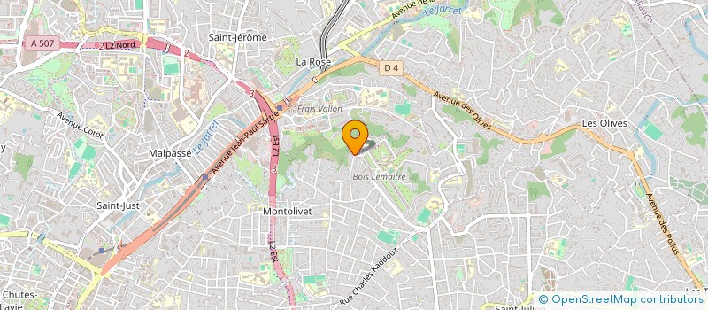 localisation de l'entreprise EAZY FORMATION  MARSEILLE