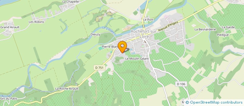 localisation de l'entreprise EAZY MEDIA  ROCHEFORT-SUR-LOIRE