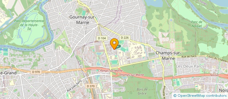 localisation de l'entreprise EAZZY  CHAMPS-SUR-MARNE