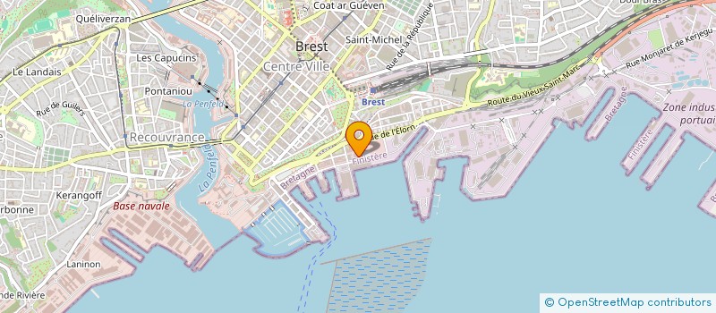 localisation de l'entreprise EB 22  BREST