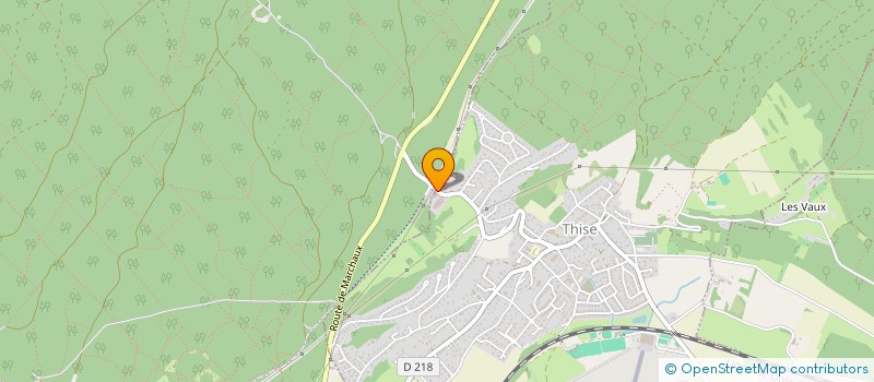 localisation de l'entreprise EB  THISE