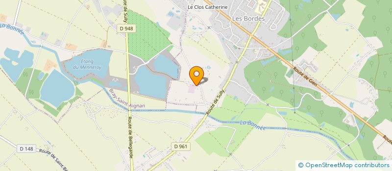 localisation de l'entreprise EB à LES BORDES
