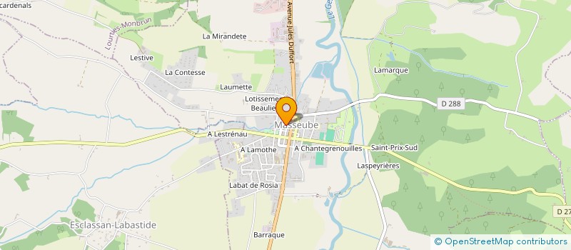 localisation de l'entreprise EB 90  MASSEUBE