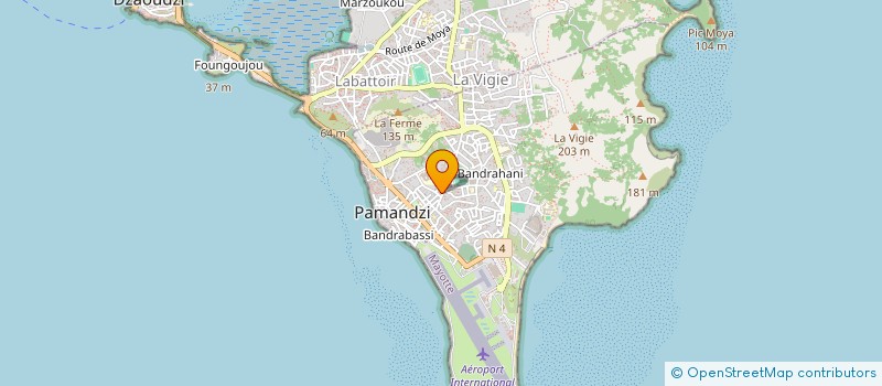 localisation de l'entreprise EB à PAMANDZI