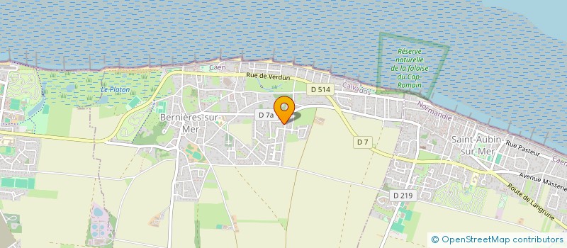 localisation de l'entreprise EB  BERNIERES-SUR-MER