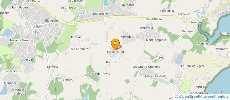 localisation de l'entreprise EB  THEIX-NOYALO