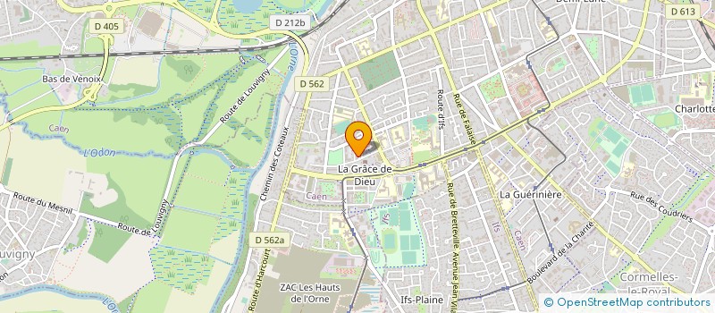 localisation de l'entreprise EB.BAT 14 à CAEN