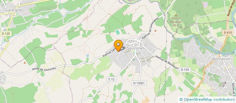 localisation de l'entreprise EB BAT à SAUSSINES