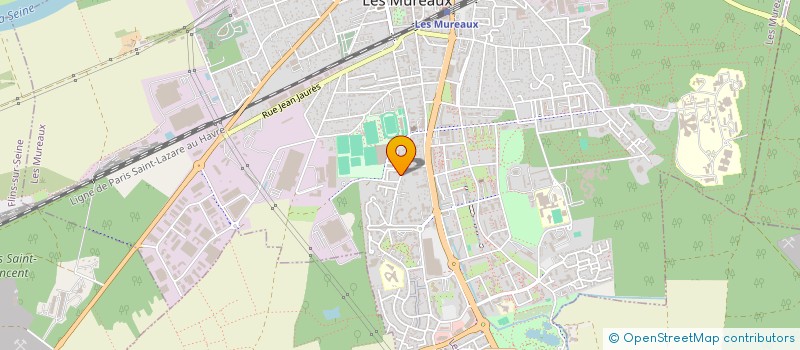 localisation de l'entreprise EB BATIMENT à LES MUREAUX