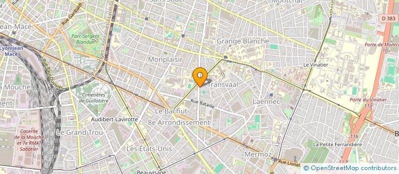 localisation de l'entreprise EB COIFFURE  LYON