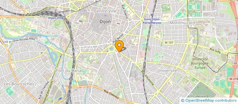 localisation de l'entreprise EB COIFFURE  DIJON