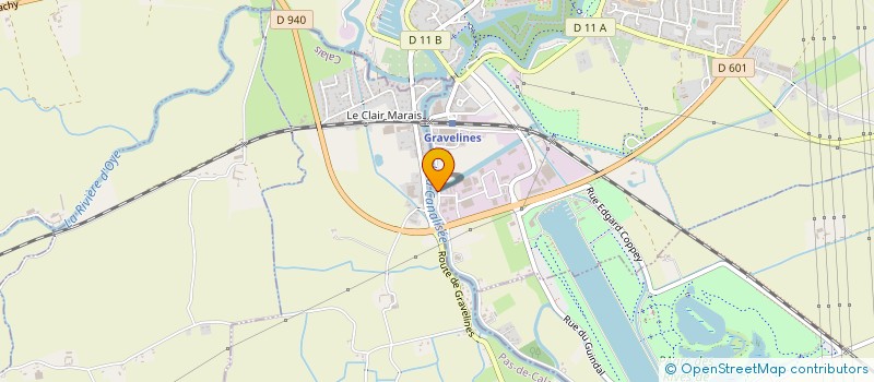 localisation de l'entreprise EB CONCEPT à GRAVELINES