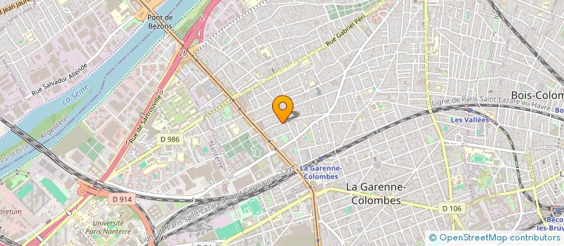 localisation de l'entreprise EB CONCEPT à COLOMBES