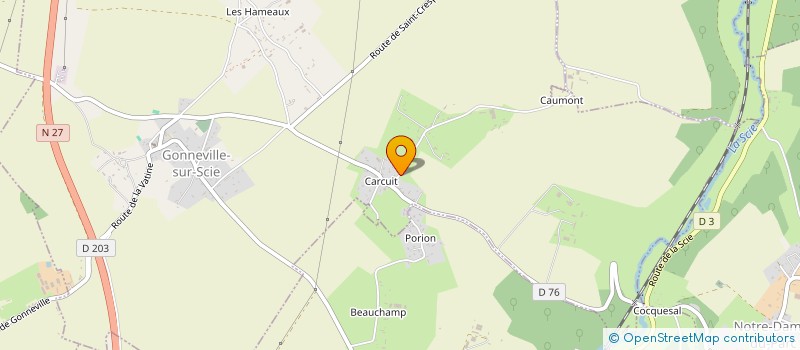 localisation de l'entreprise EB CONSEIL  GONNEVILLE-SUR-SCIE