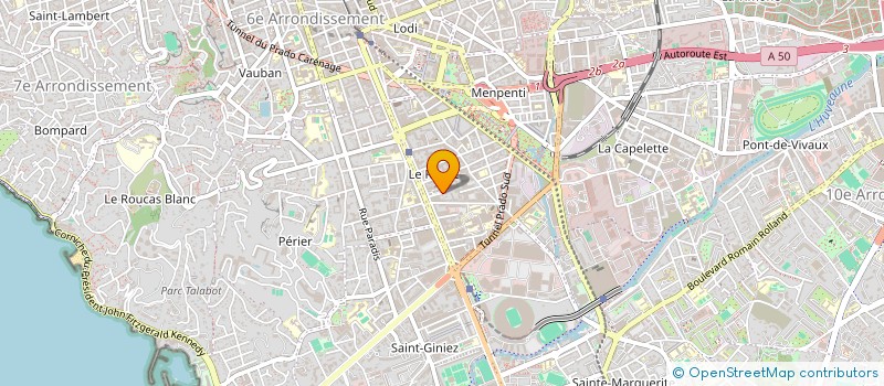 localisation de l'entreprise EB CONSEILS  MARSEILLE