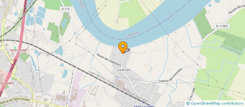 localisation de l'entreprise EB CONSTRUCTION  SAINT-LOUBES