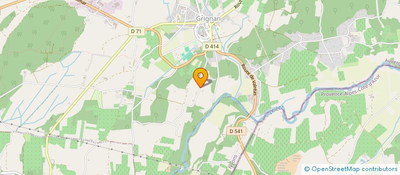 localisation de l'entreprise EB CONSULTING  GRIGNAN