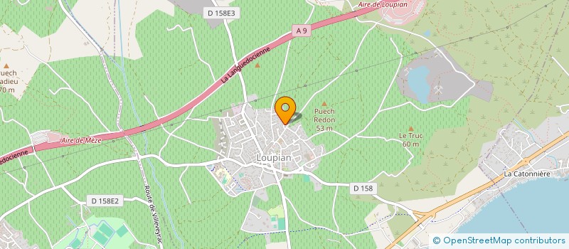 localisation de l'entreprise EB CONSULTING à MEZE
