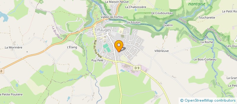 localisation de l'entreprise EB DEVELOPPEMENT  TIFFAUGES