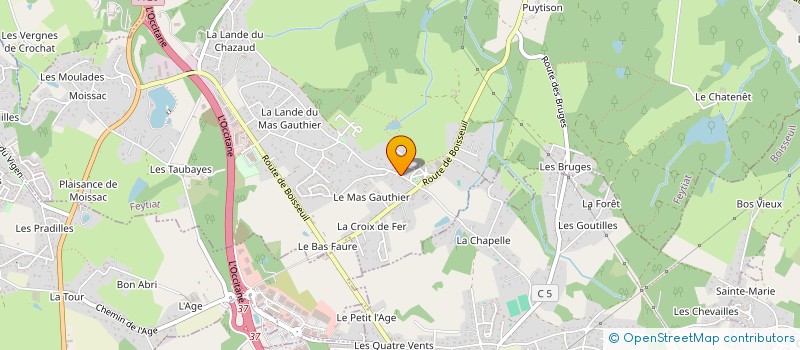 localisation de l'entreprise EB DISTRIBUTION à FEYTIAT