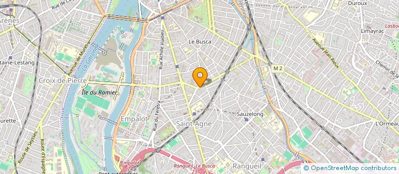 localisation de l'entreprise EB ENVIRONNEMENT  TOULOUSE