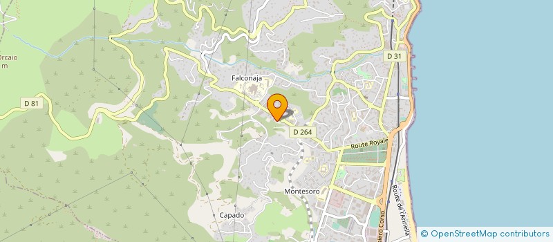 localisation de l'entreprise EB ETANCHEITE à BASTIA