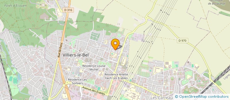 localisation de l'entreprise EB FIBRE  VILLIERS-LE-BEL