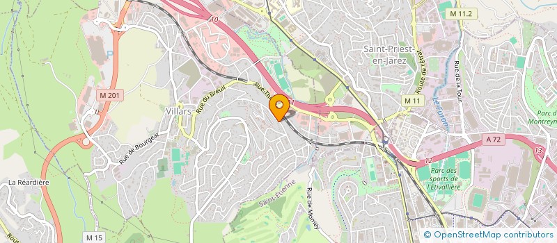 localisation de l'entreprise EB FINANCES  VILLARS