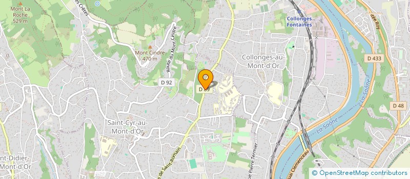 localisation de l'entreprise EB GESTION PATRIMOINE  SAINT-CYR-AU-MONT-D'OR