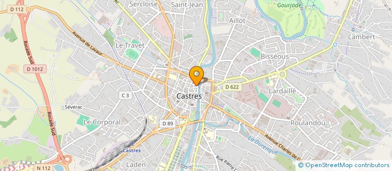 localisation de l'entreprise EB IMMO  CASTRES