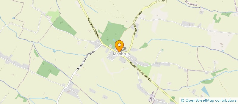 localisation de l'entreprise EB IMMO  MONBRUN