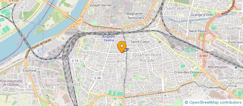 localisation de l'entreprise EB INVEST  AVIGNON