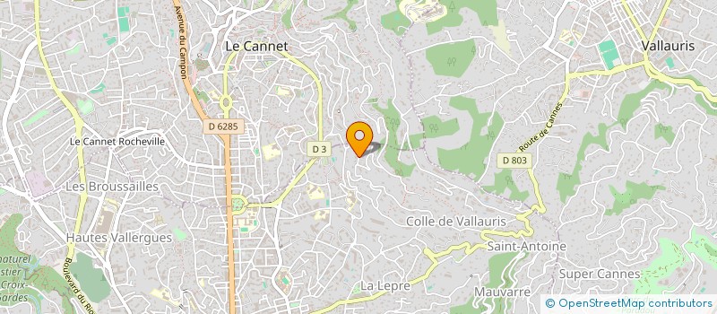 localisation de l'entreprise EB LIFESTYLE à CANNES