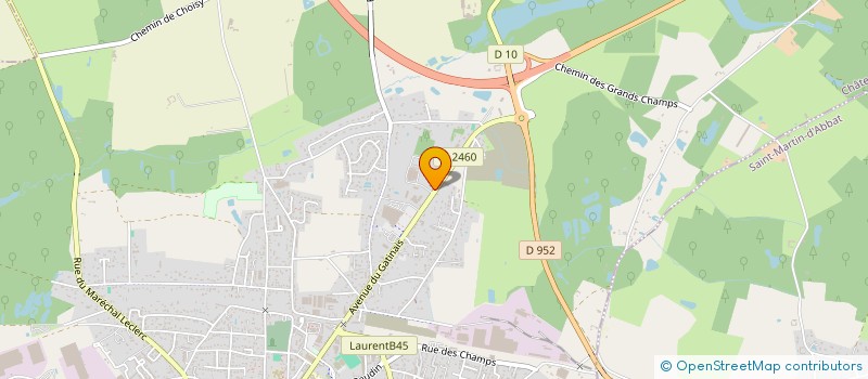 localisation de l'entreprise EB LOCATION  CHATEAUNEUF-SUR-LOIRE
