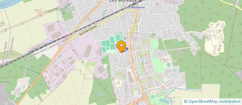 localisation de l'entreprise EB LOGICIEL  LES MUREAUX