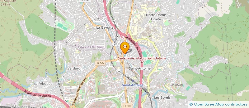 localisation de l'entreprise EB MACONNERIE GENERALE à MARSEILLE